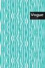 Image for Vogue Lifestyle, Animal Print, Write-in Notebook, Dotted Lines, Wide Ruled, Size 6 x 9 Inch, 144 Sheets (Royal Blue)