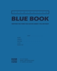 Image for Examination Blue Book, Wide Ruled, 12 Sheets (24 Pages), Blank Lined, Write-in Booklet (Navy Blue)