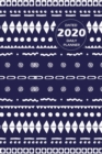 Image for Pattern Lifestyle, Dated 2020 Daily Planner, 365 Days Blank Lined, Write-in Journal (Blue)