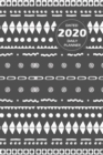 Image for Pattern Lifestyle, Dated 2020 Daily Planner, 365 Days Blank Lined, Write-in Journal (Gray)