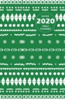 Image for Pattern Lifestyle, Dated 2020 Daily Planner, 365 Days Blank Lined, Write-in Journal (Green)