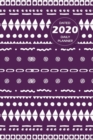 Image for Pattern Lifestyle, Dated 2020 Daily Planner, 365 Days Blank Lined, Write-in Journal (Purple)