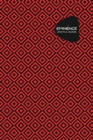 Image for Eminence Lifestyle Journal, Creative, Write-in Notebook, Dotted Lines, Wide Ruled, Medium Size 6 x 9 Inch (Red)