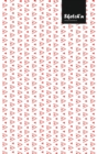 Image for Sketch&#39;n Lifestyle Sketchbook, (Hand-drawn Traingle Pattern Print), 6 x 9 Inches, 102 Sheets (Red)