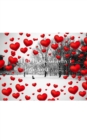 Image for Valentine&#39;s winter wonderland red hearts creative blank book why I love you