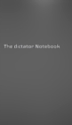 Image for The dictator Creative journal blank notebook