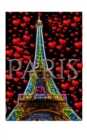Image for paris neon red hearts Eiffel tower creative blank journal valentine&#39;s edition : paris neon red hearts creative blank journal valentine&#39;s edition