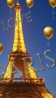 Image for blue sky I love paris eiffel tower gold ballon creative blank journal