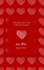 Image for Love Bites Lifestyle Write-in Notebook, Dotted Lines, 288 Pages, Wide Ruled, Size 6&quot; x 9&quot; (A5) Hardcover (Red)