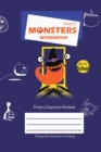 Image for School of Monsters Workbook, A5 Size, Wide Ruled, White Paper, Primary Composition Notebook, 102 Sheets (Blue)