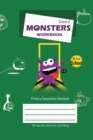 Image for School of Monsters Workbook, A5 Size, Wide Ruled, White Paper, Primary Composition Notebook, 102 Sheets (Green)