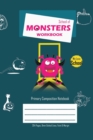Image for School of Monsters Workbook, A5 Size, Wide Ruled, White Paper, Primary Composition Notebook, 102 Sheets (Olive Green)
