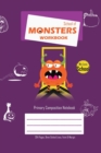 Image for School of Monsters Workbook, A5 Size, Wide Ruled, White Paper, Primary Composition Notebook, 102 Sheets (Purple)