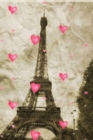 Image for paris Eiffel Tower pink hearts Vintage creative blank page journal