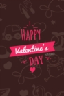 Image for Happy Valentines Day Notebook, Blank Write-in Journal, Dotted Lines, Wide Ruled, Medium (A5) 6 x 9 In (Brown)