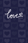 Image for Love Notebook, Blank Write-in Journal, Dotted Lines, Wide Ruled, Medium (A5) 6 x 9 In (Blue)