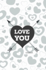 Image for Love You Notebook, Blank Write-in Journal, Dotted Lines, Wide Ruled, Medium (A5) 6 x 9 In (White)