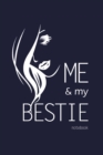Image for Me and My Bestie Notebook, Blank Write-in Journal, Dotted Lines, Wide Ruled, Medium (A5) 6 x 9 In (Blue)