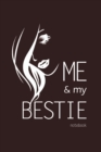Image for Me and My Bestie Notebook, Blank Write-in Journal, Dotted Lines, Wide Ruled, Medium (A5) 6 x 9 In (Brown)