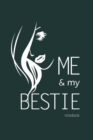 Image for Me and My Bestie Notebook, Blank Write-in Journal, Dotted Lines, Wide Ruled, Medium (A5) 6 x 9 In (Olive Green)