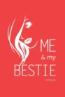 Image for Me and My Bestie Notebook, Blank Write-in Journal, Dotted Lines, Wide Ruled, Medium (A5) 6 x 9 In (Pink)