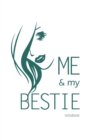 Image for Me and My Bestie Notebook, Blank Write-in Journal, Dotted Lines, Wide Ruled, Medium (A5) 6 x 9 In (White)