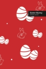 Image for Easter Bunny Lifestyle Journal, Blank Write-in Notebook, Dotted Lines, Wide Ruled, Size (A5) 6 x 9 In (Red)