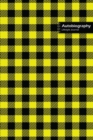 Image for Autobiography Lifestyle Journal, Blank Write-in Notebook, Dotted Lines, Wide Ruled, Size (A5) 6 x 9 In (Yellow)