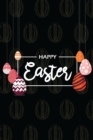 Image for Happy Easter III Notebook, Blank Write-in Journal, Dotted Lines, Wide Ruled, Medium (A5) 6 x 9 In (Black)