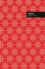 Image for Adore Lifestyle Journal, Blank Write-in Notebook, Dotted Lines, Wide Ruled, Size (A5) 6 x 9 In (Red)