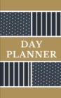 Image for Day Planner - Planning My Day - Gold Black Polka Dot Strips Cover