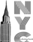 Image for New York City chrysler building coloring sketch book