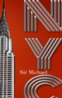 Image for NYC chrysler Building Orange Blank note Book $ir Michael Designer edition