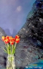 Image for Abstract tullips Artist classic grid journal $ir Michael Limited edition
