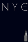 Image for NYC Chrysler building midnight black grid style page notepad $ir Michael Limited edition