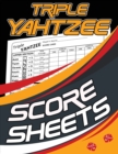 Image for Triple Yahtzee Score Sheets : 100 Triple Yahtzee Score Pads, Triple Yahtzee Game, Triple Yatzee Score Pads, Yahtzee Deluxe Edition