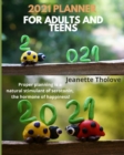 Image for 2021 planner for adults and teens
