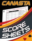Image for Canasta Score Sheets : 120 Canasta Scoring Pads for Canasta Card Game, Canasta Style Score Sheets, Score Keeper Notebook