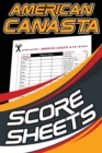 Image for American Canasta Score Sheets : 120 American Canasta Refill Sheets, Scoring Pads for American Canasta Card Game, Score Keeper Notebook