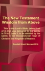 Image for The New Testament; Wisdom from Above
