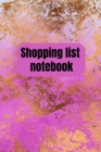 Image for Shopping List Notebook : Organizational Log Book, Planner