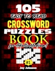 Image for 105 EASY TO READ Crossword Puzzle Book for Adults Medium!