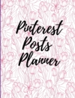 Image for Pinterest posts planner : Organizer to Plan All Your Posts &amp; Content