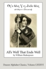 Image for All&#39;s Well That Ends Well (Deseret Alphabet Edition)