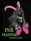 Image for Ink Master Coloring Book- Dragon coloring book- grown ups book- Princess with tattoos coloring book- Art coloring book- Ink Master Nice Coloring Books For Adults