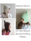 Image for Elf Pixie Ribbed Bonnet Knitting Pattern