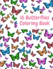 Image for 16 Butterflies Coloring Book
