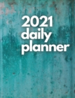 Image for Large 2021 Daily Planner, Turquoise Edition