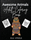Image for Awesome Animals Adults Coloring Book