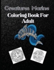 Image for Creatures Marine Coloring Book For Adult